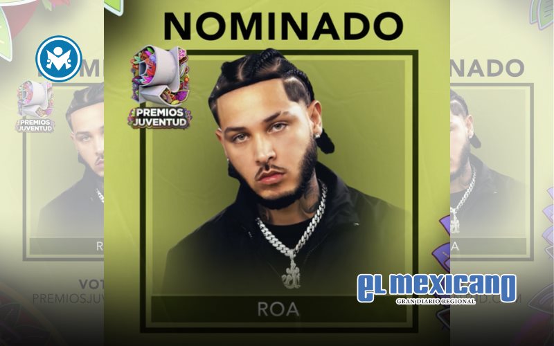 Roa es nominado por primera vez a Premios Juventud 2025