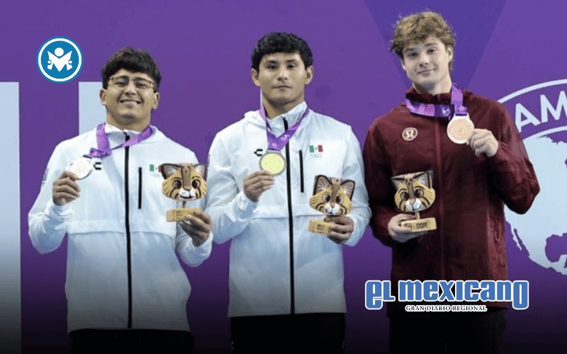 México domina los clavados en los Panamericanos Junior 2025 con oro de David Vázquez y plata de Jesús Agúndez