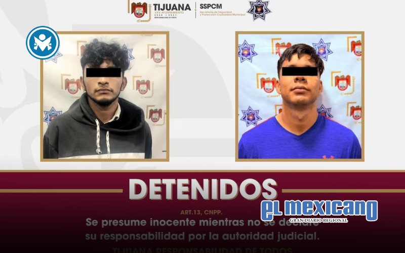 Detienen a dos hombres buscados por homicidio, feminicidio y robo