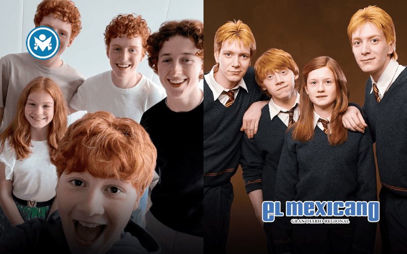 Revelan a los nuevos hermanos Weasley en la serie de Harry Potter