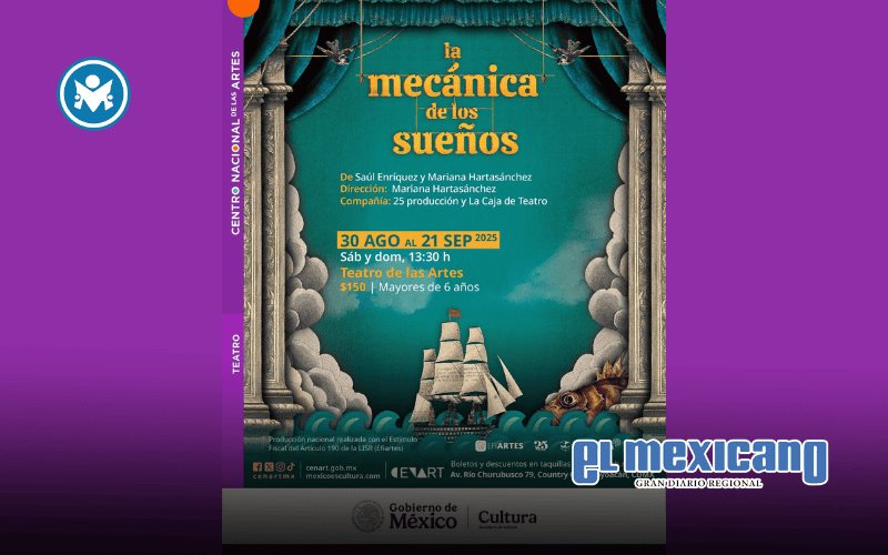 La Mecánica de los Sueños zarpa de nuevo en el Teatro de Las Artes del CENART