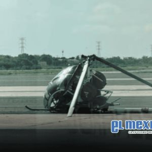 Helicóptero se accidenta en aeropuerto de Ciudad del Carmen Helicóptero se accidenta en aeropuerto de Ciudad del Carmen