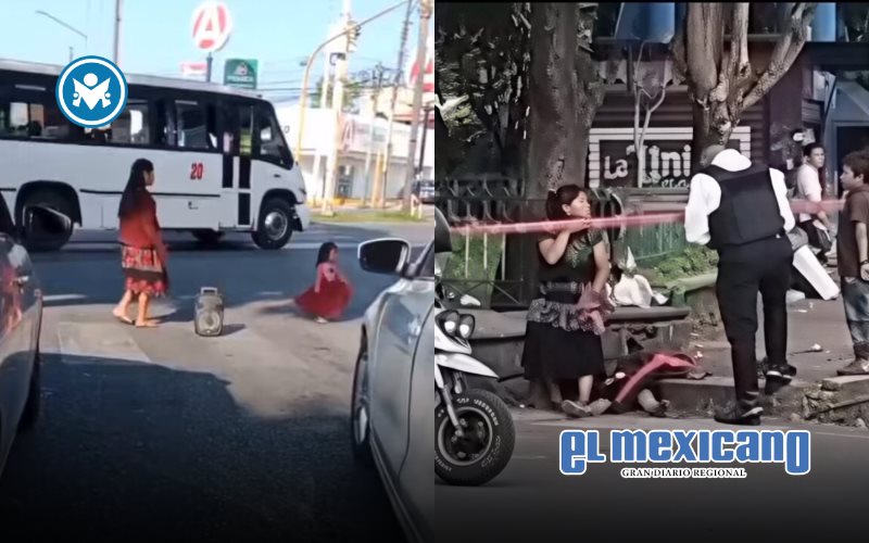 Niña de 3 años muere atropellada en Cuernavaca mientras pedía monedas bailando