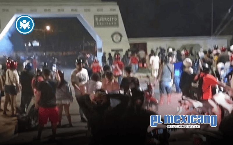 Protestan en instalaciones de SEDENA en Cozumel tras caso de abuso a una menor Protestan en instalaciones de SEDENA en Cozumel tras caso de abuso a una menor