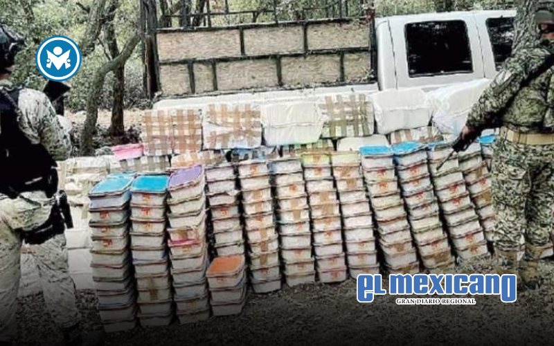 Incautan más de 3.500 kilos de metanfetamina en Ejido Zorrillo