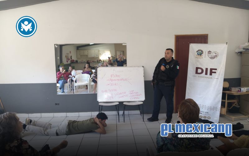 Imparten a adultos mayores pláticas sobre "protocolos de seguridad y cultura de la legalidad" Imparten a adultos mayores pláticas sobre "protocolos de seguridad y cultura de la legalidad"