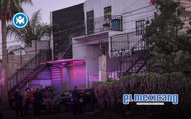 Asesinan a dos jóvenes dentro de Smoke Shop en colonia Ejido Poblado Matamoros