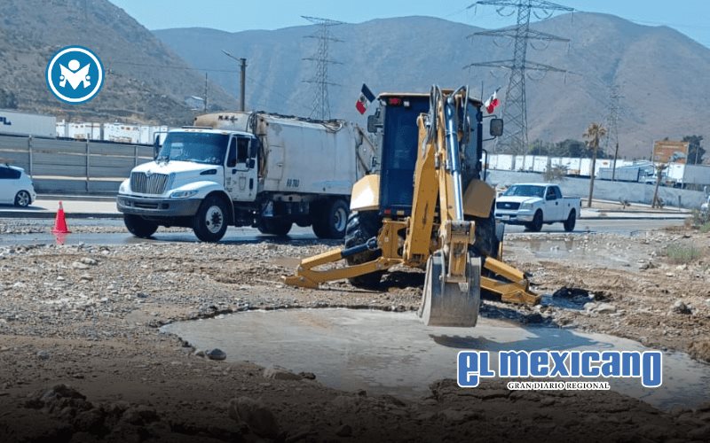 Corte de agua en Tijuana y Rosarito por fuga en acueducto de flujo inverso