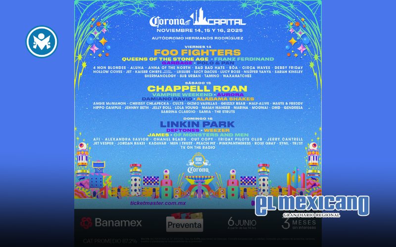 Lo nuevo y lo esperado que sonará en Corona Capital 2025 Lo nuevo y lo esperado que sonará en Corona Capital 2025