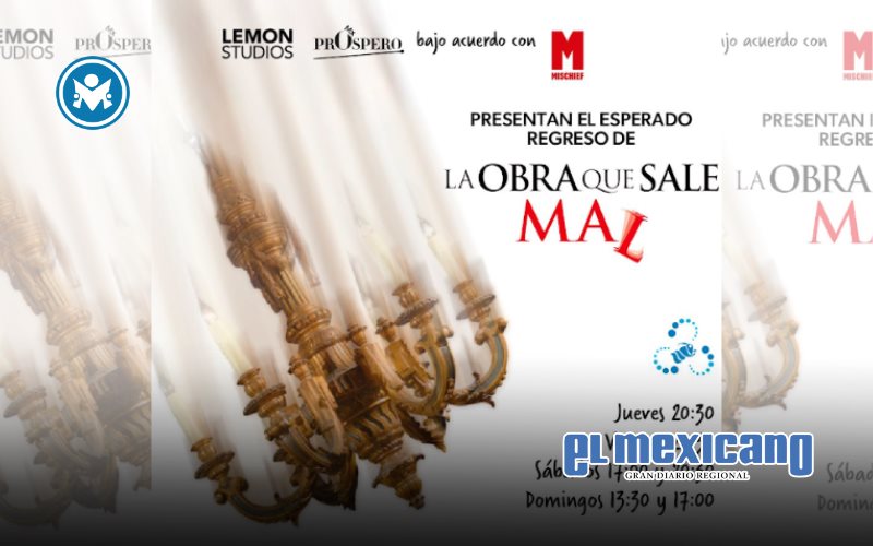 "La Obra Que Sale Mal", una mezcla de humor, fallas técnicas y risas garantizadas inicia una corta temporada en el Foro Chapultepec. "La Obra Que Sale Mal", una mezcla de humor, fallas técnicas y risas garantizadas inicia una corta temporada en el Foro Chapultepec.