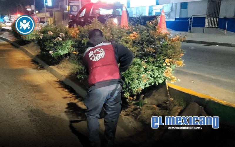 Continúan trabajos de señalización vial en horario nocturno