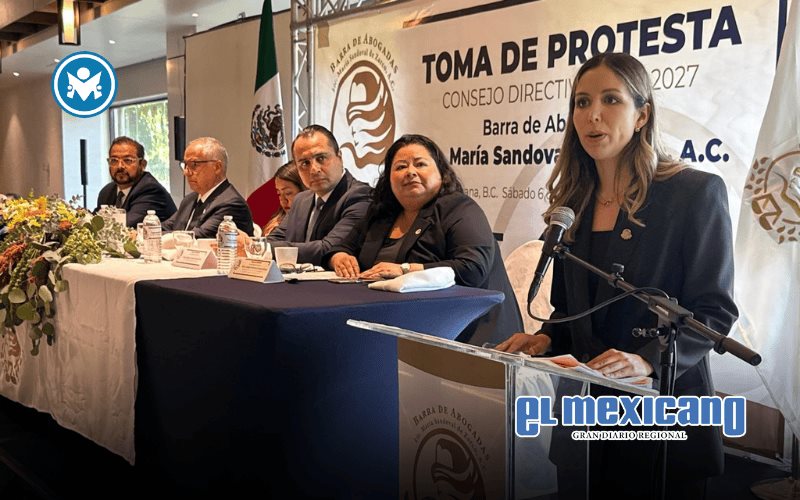 Estefanía Campos toma protesta como presidenta de la Barra de Abogadas Lic. María Sandoval de Zarco