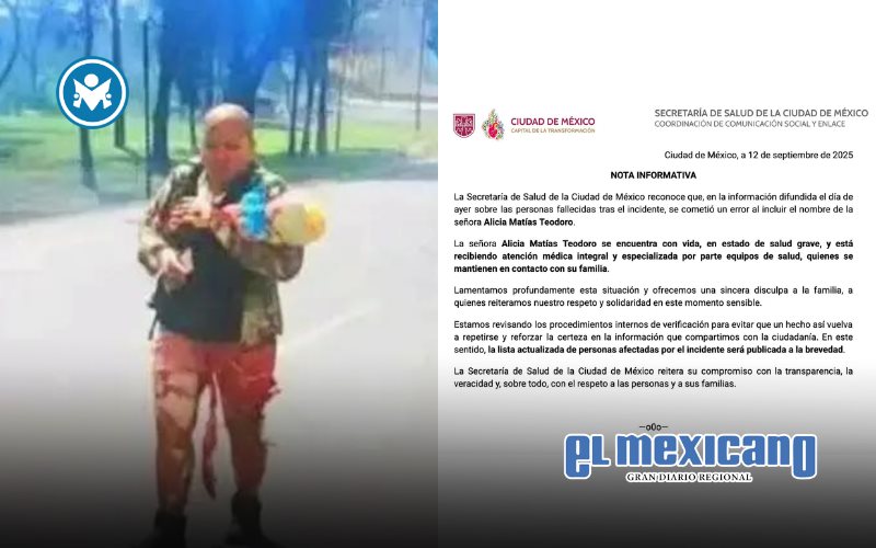 Abuelita heroína de Iztapalapa sigue viva tras explosión, admite Sedesa Abuelita heroína de Iztapalapa sigue viva tras explosión, admite Sedesa