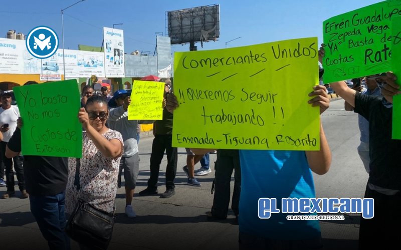 Comerciantes bloquean la Garita de Otay por presuntos cobros aduanales excesivos Comerciantes bloquean la Garita de Otay por presuntos cobros aduanales excesivos