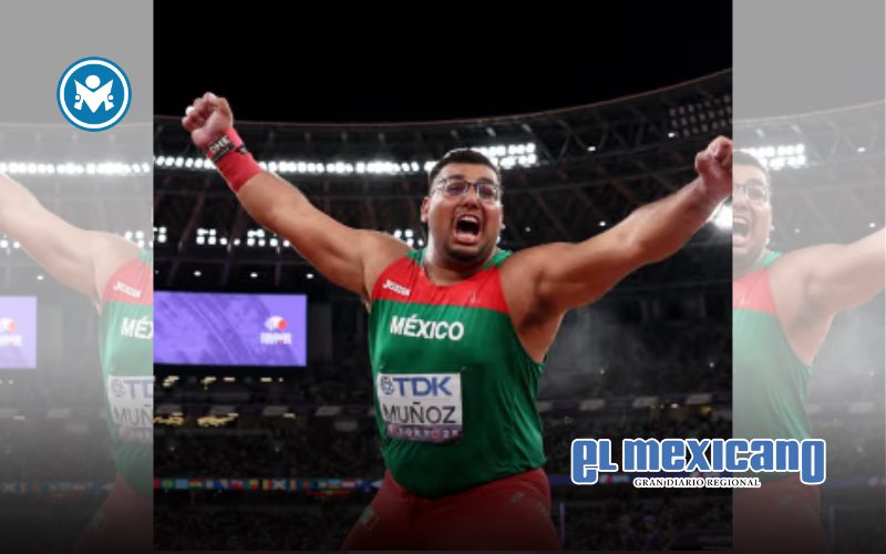 Uziel Muñoz consigue plata histórica en lanzamiento de bala en Tokio 2025