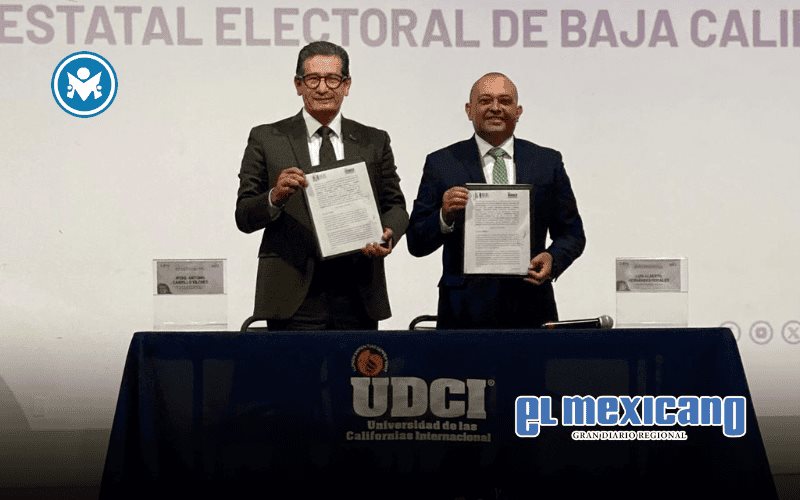 Concretan alianza UDCI e Instituto Estatal Electoral de Baja California