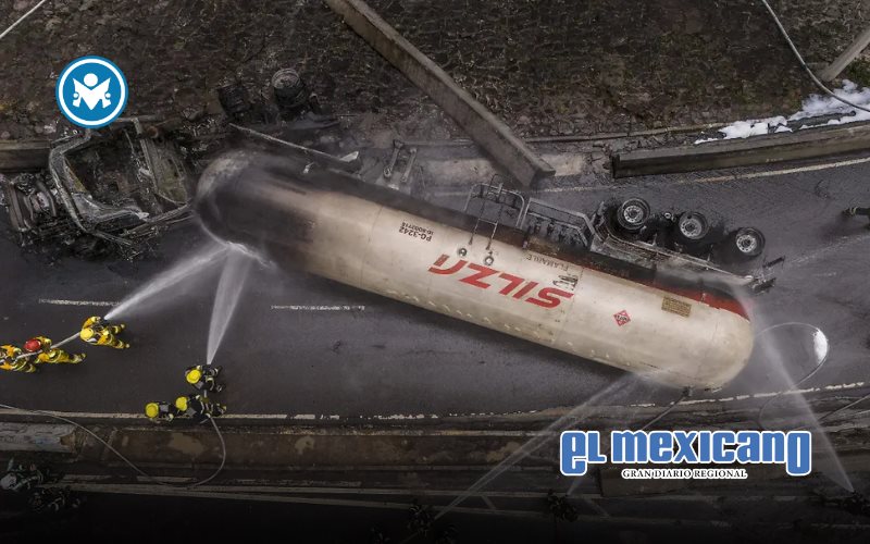 Exceso de velocidad y falta de pericia, causas de la explosión de pipa en Iztapalapa