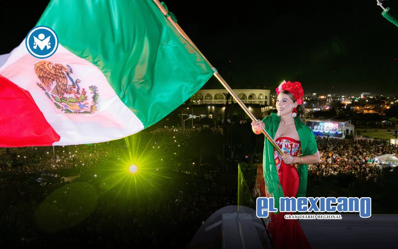 Dan grito de Independencia 100 mil bajacalifornianos con la gobernadora Marina del Pilar