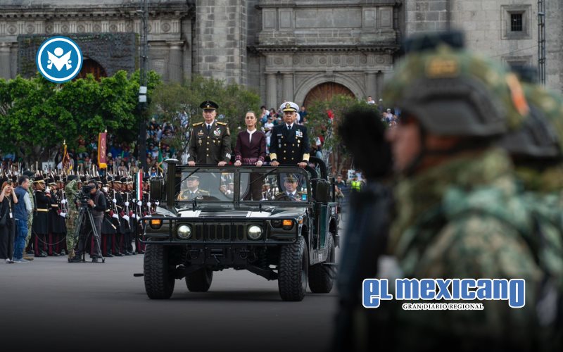 Sheinbaum encabeza Desfile Cívico Militar por el 215 aniversario de la Independencia de México