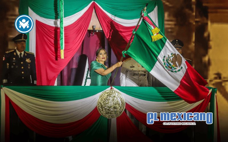 Claudia Agatón, primera mujer en dar el Grito de Independencia en Ensenada