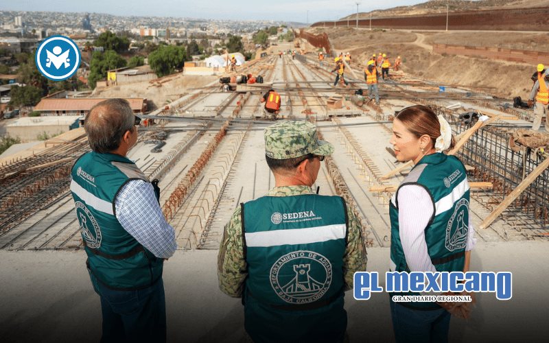 Viaducto Elevado de Tijuana alcanza 92% de avance