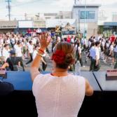 Marina del Pilar encabeza desfile con motivo al 215 aniversario de la independencia