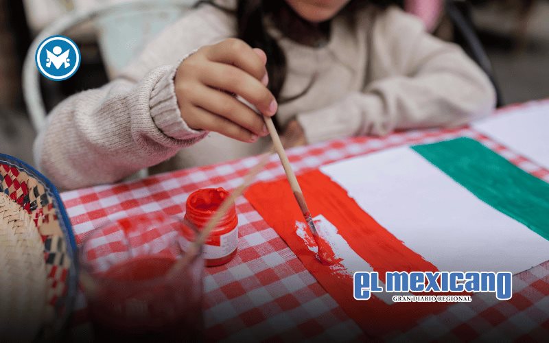 El tricolor que une historia, arte y creatividad infantil