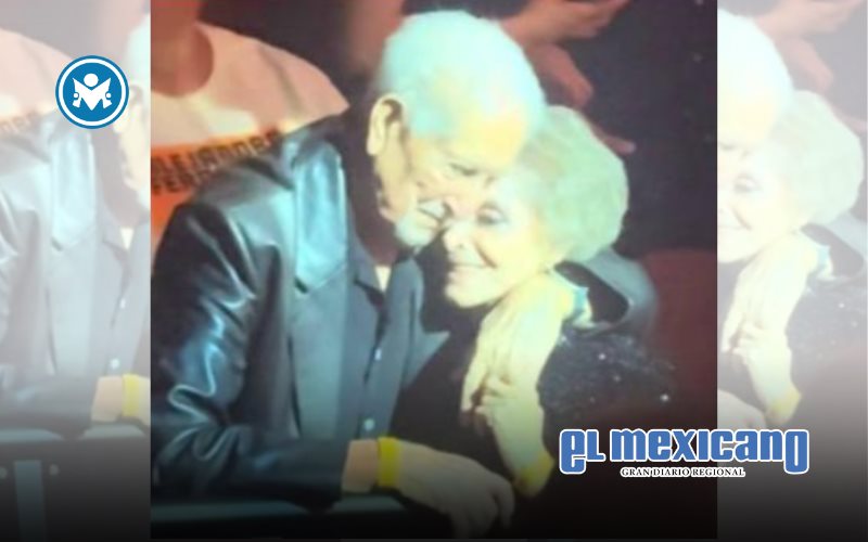Doña Cuquita causa revuelo al ser vista con un hombre en concierto de Alejandro Fernández