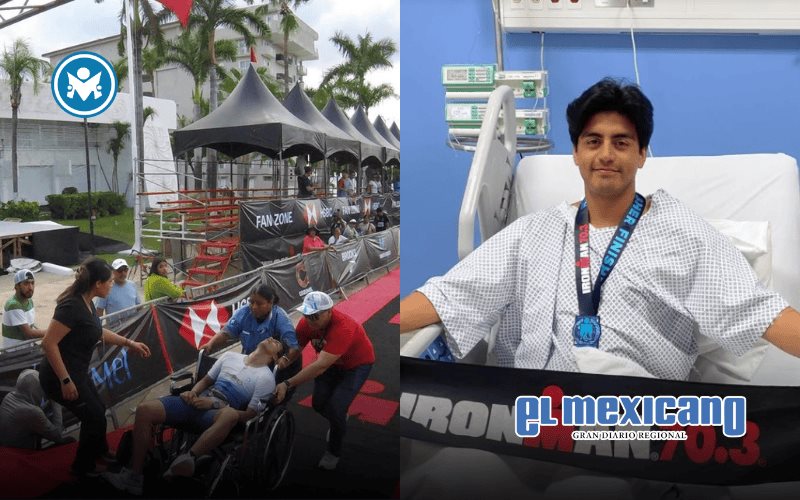 Atleta de Ensenada busca apoyo tras colapso en Ironman Atleta de Ensenada busca apoyo tras colapso en Ironman