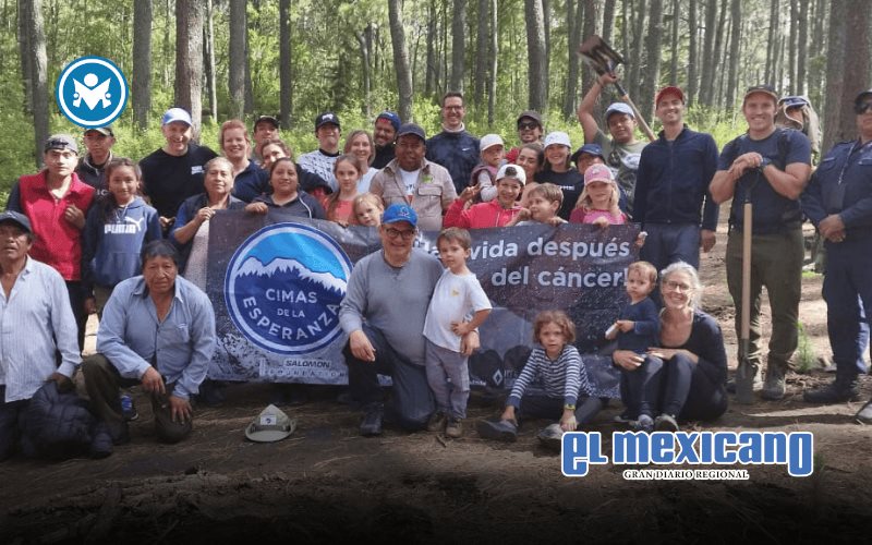 "Sembrando la Esperanza": voluntarios plantan 2,500 pinos en La Malinche