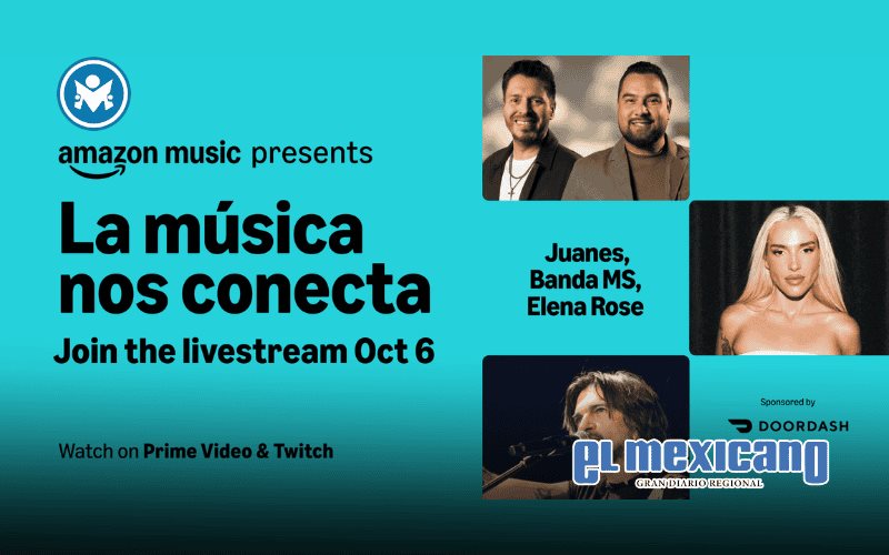 Bad Bunny y Amazon Music marcan récord con transmisión histórica y lanzan "La música nos conecta" Bad Bunny y Amazon Music marcan récord con transmisión histórica y lanzan "La música nos conecta"
