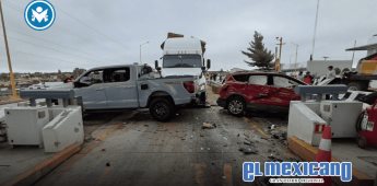 Tráiler sin frenos provoca choque múltiple en caseta de El Hongo y deja varios lesionados Tráiler sin frenos provoca choque múltiple en caseta de El Hongo y deja varios lesionados