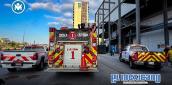 Trabajador sufre descarga eléctrica en Plaza Península de Tijuana Trabajador sufre descarga eléctrica en Plaza Península de Tijuana