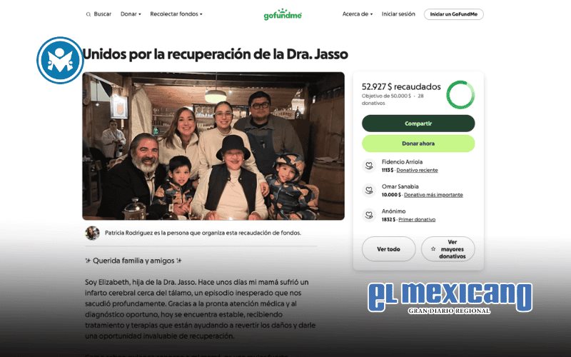 De salvar vidas a luchar por la propia: la Dra. Jasso enfrenta un infarto cerebral