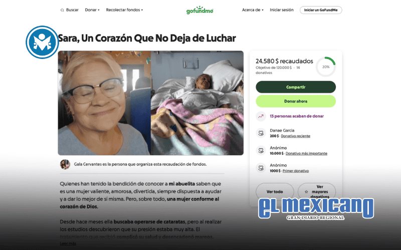 Sara, un coraz&oacute;n que no se rinde: grave crisis de salud moviliza a la comunidad tijuanense
