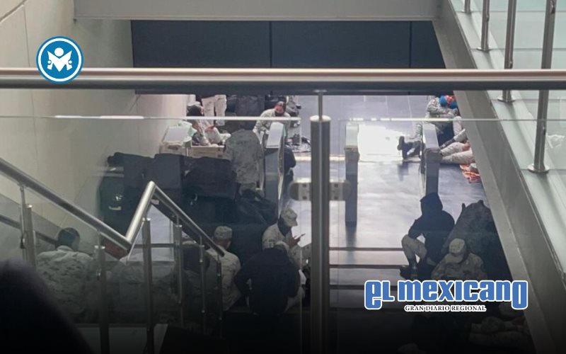 Senadora Claudia Anaya denuncia presencia de Fuerzas Armadas con equipo antimotines en el Senado Senadora Claudia Anaya denuncia presencia de Fuerzas Armadas con equipo antimotines en el Senado