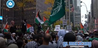 Manifestantes pro-Hamas en Nueva York llaman a "acciones más fuertes" Manifestantes pro-Hamas en Nueva York llaman a "acciones más fuertes"