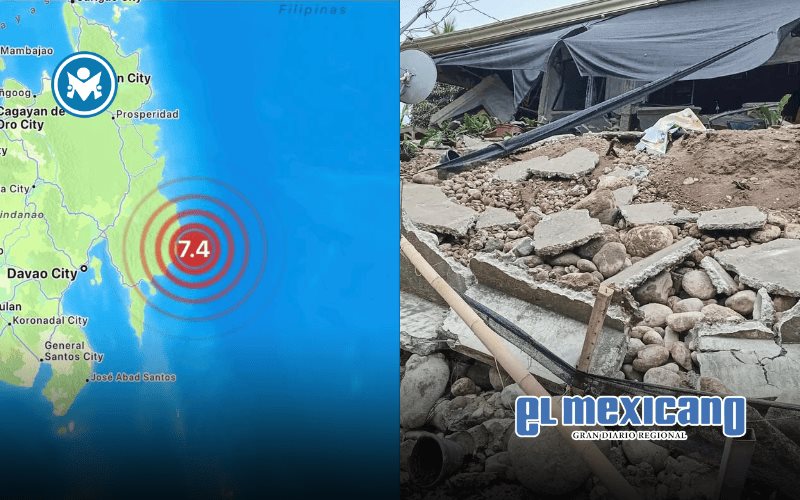 Terremoto de 7.4 sacude Filipinas y activa alerta de tsunami Terremoto de 7.4 sacude Filipinas y activa alerta de tsunami