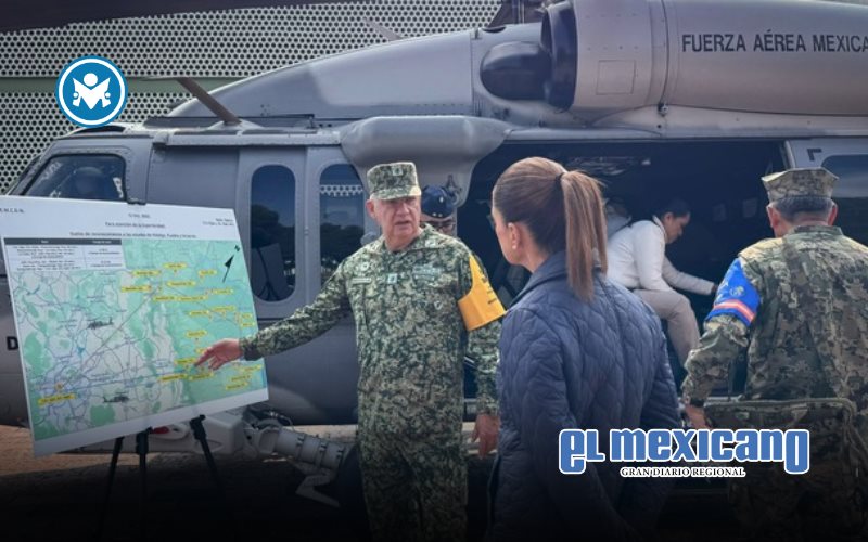 Sheinbaum recorre estados afectados por lluvias para supervisar apoyo a la poblaci&oacute;n