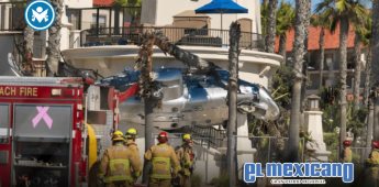 Helicóptero se estrella en la playa de Huntington Beach Helicóptero se estrella en la playa de Huntington Beach