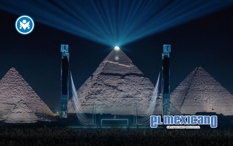 DJ Anyma maravilló con show en las Pirámides de Giza, Egipto DJ Anyma maravilló con show en las Pirámides de Giza, Egipto