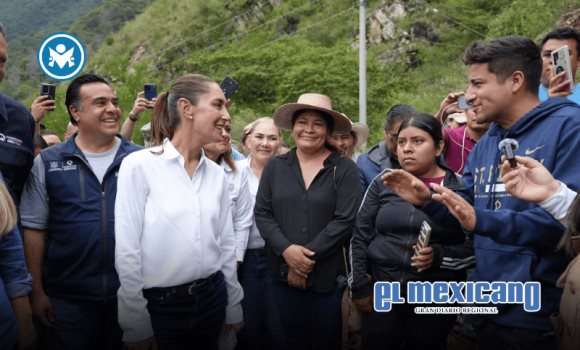 Claudia Sheinbaum busca atender a familias afectadas por las lluvias