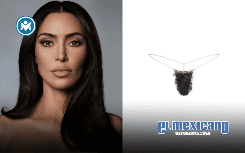 SKIMS de Kim Kardashian lanza tangas con vello sintético y se agotan en horas