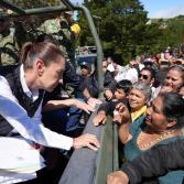 Claudia Sheinbaum busca atender a familias afectadas por las lluvias Claudia Sheinbaum busca atender a familias afectadas por las lluvias