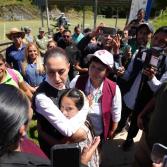 Claudia Sheinbaum busca atender a familias afectadas por las lluvias Claudia Sheinbaum busca atender a familias afectadas por las lluvias