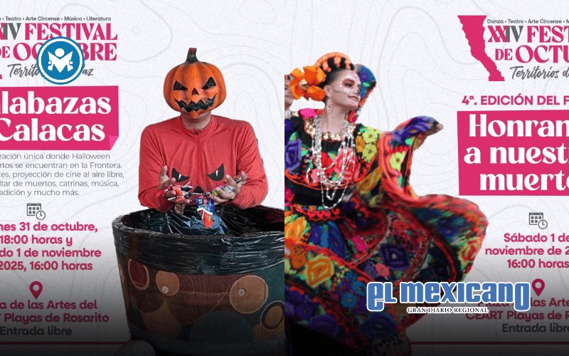 Halloween y D&iacute;a de Muertos se unen en una sola celebraci&oacute;n en CEART Playas de Rosarito