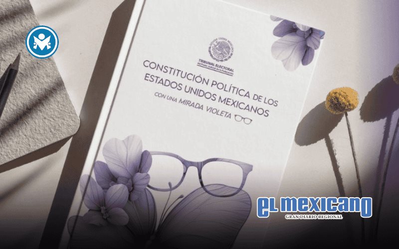 Presentan edición violeta de la Constitución para visibilizar derechos y paridad de género Presentan edición violeta de la Constitución para visibilizar derechos y paridad de género