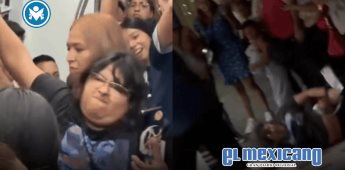 Mujer es expulsada de vagón rosa del Metro de Monterrey tras protesta por uso mixto