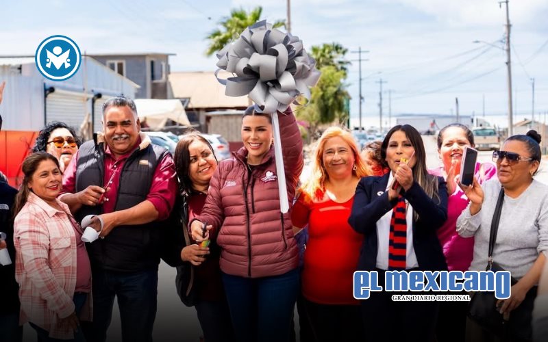 Informa Claudia Agat&oacute;n nueva asignaci&oacute;n por 4.97 mdp para pavimentaci&oacute;n