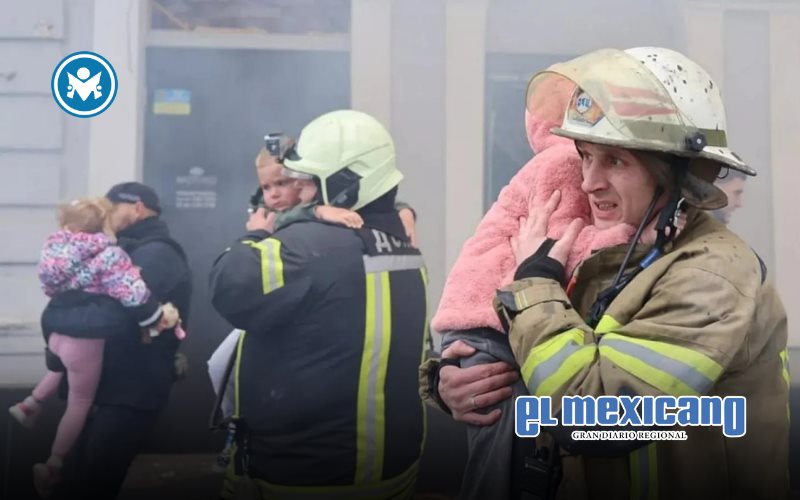 Rusia ataca jardín de infancia en Járkiv en nueva escalada de violencia